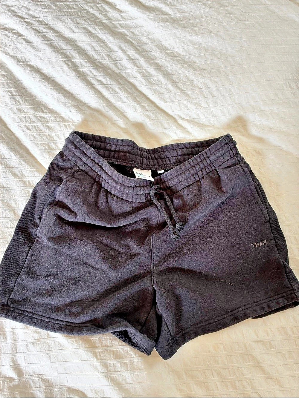 TNA boyfriend cozy fleece sweat shorts size M